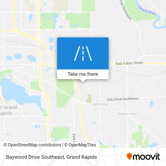 Mapa de Baywood Drive Southeast