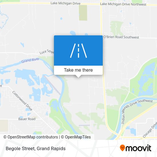 Begole Street map
