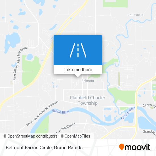 Belmont Farms Circle map