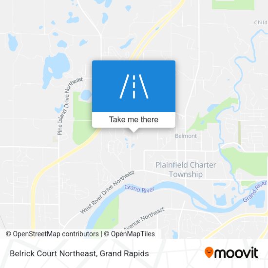 Belrick Court Northeast map