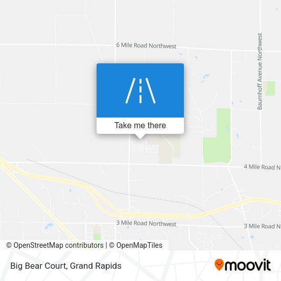 Mapa de Big Bear Court