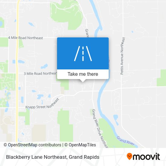 Mapa de Blackberry Lane Northeast