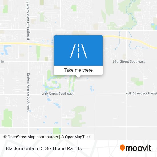 Blackmountain Dr Se map