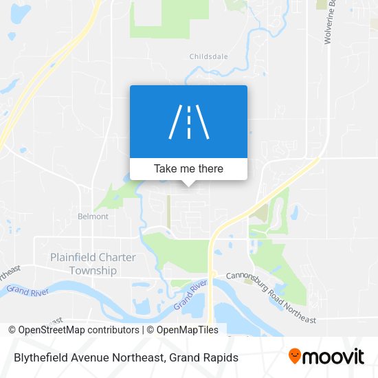 Mapa de Blythefield Avenue Northeast