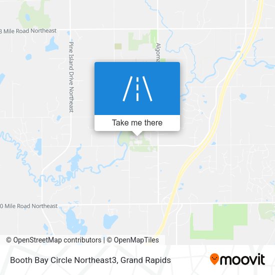Mapa de Booth Bay Circle Northeast3