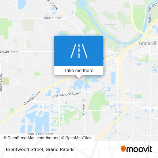 Brentwood Street map