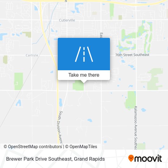 Mapa de Brewer Park Drive Southeast