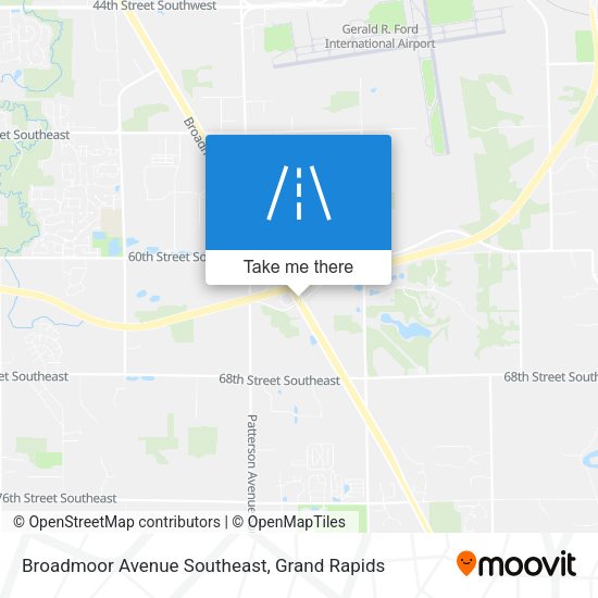 Broadmoor Avenue Southeast map