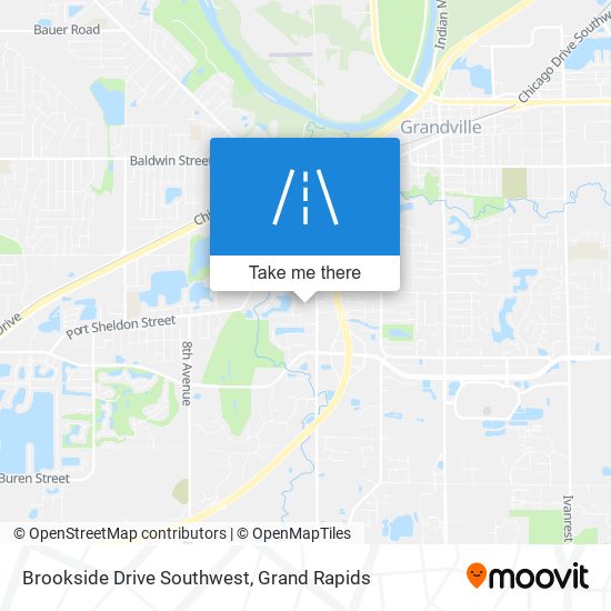 Mapa de Brookside Drive Southwest