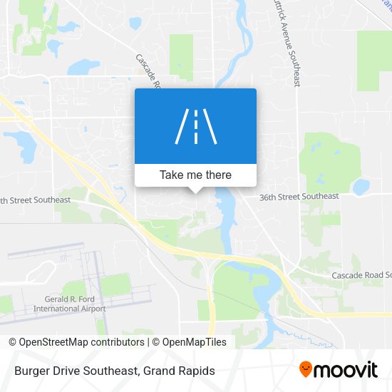 Mapa de Burger Drive Southeast