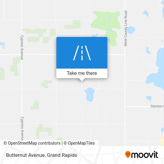 Butternut Avenue map