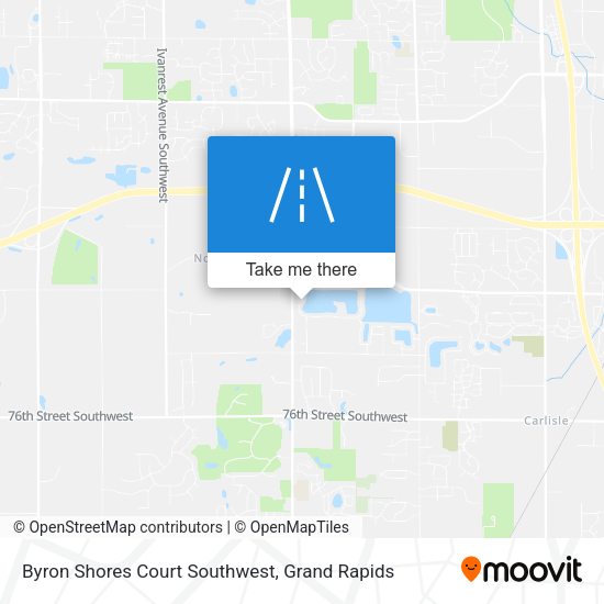 Byron Shores Court Southwest map