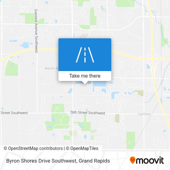 Byron Shores Drive Southwest map