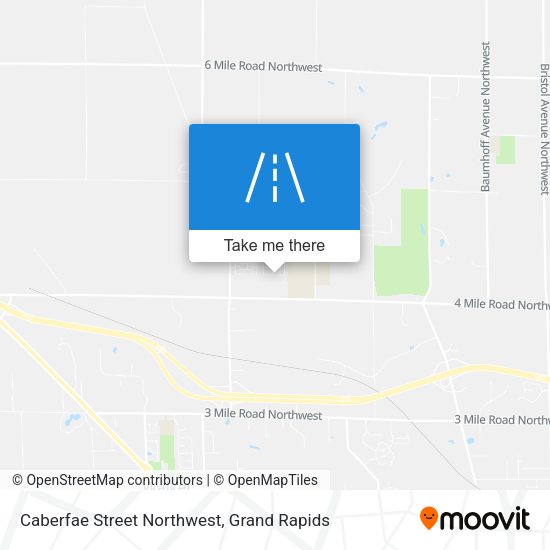 Mapa de Caberfae Street Northwest