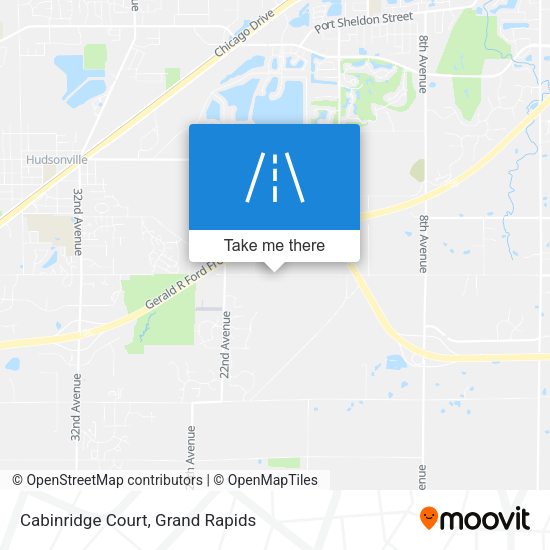 Cabinridge Court map