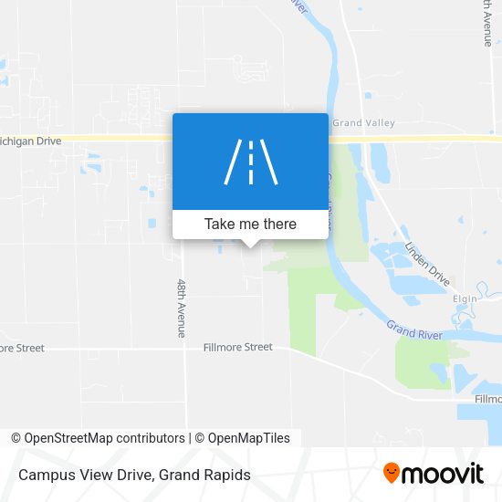Campus View Drive map