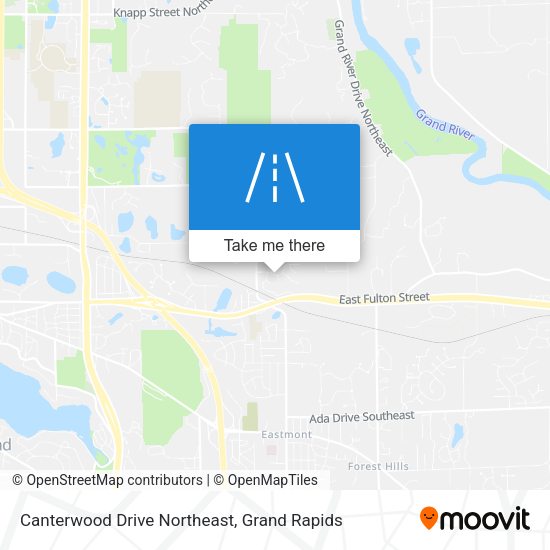 Mapa de Canterwood Drive Northeast