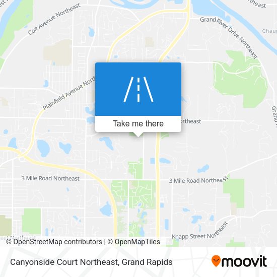 Mapa de Canyonside Court Northeast