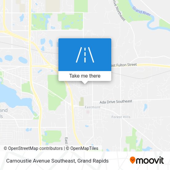 Mapa de Carnoustie Avenue Southeast