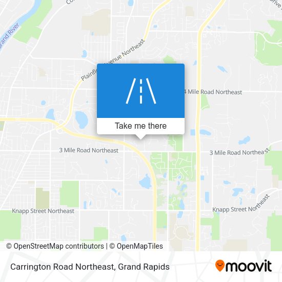 Mapa de Carrington Road Northeast