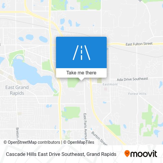 Mapa de Cascade Hills East Drive Southeast