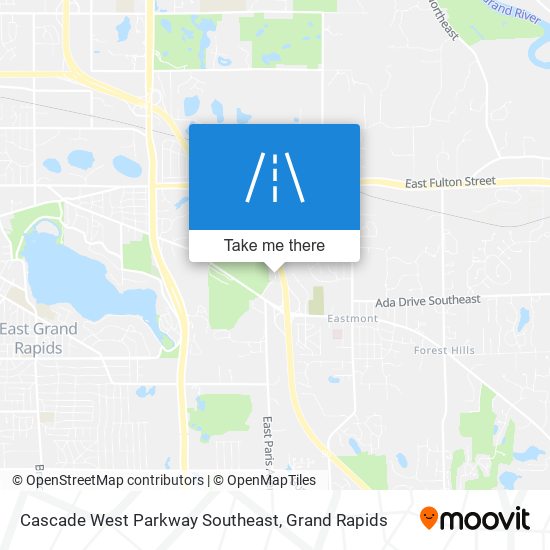 Cascade West Parkway Southeast map