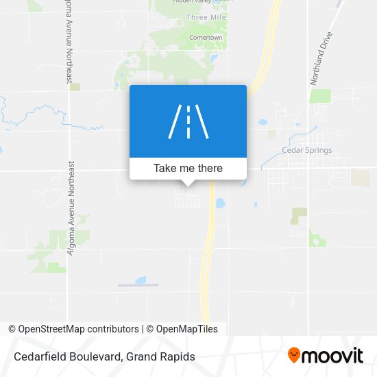 Mapa de Cedarfield Boulevard
