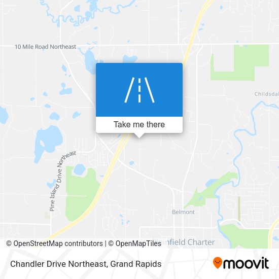 Mapa de Chandler Drive Northeast