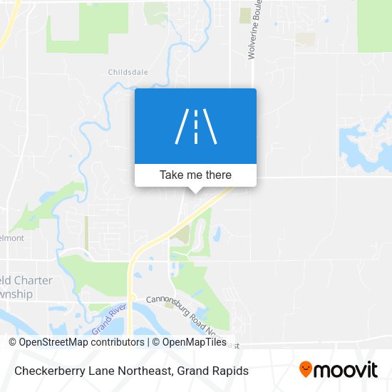 Mapa de Checkerberry Lane Northeast