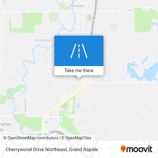 Mapa de Cherrywood Drive Northeast