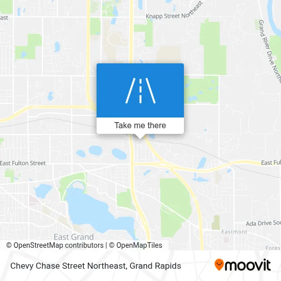 Chevy Chase Street Northeast map