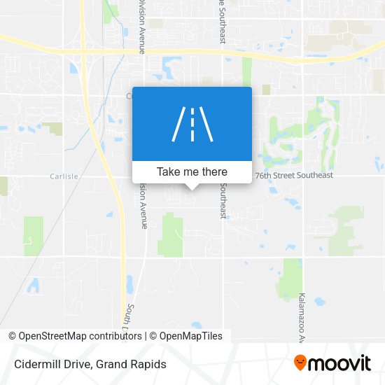 Cidermill Drive map