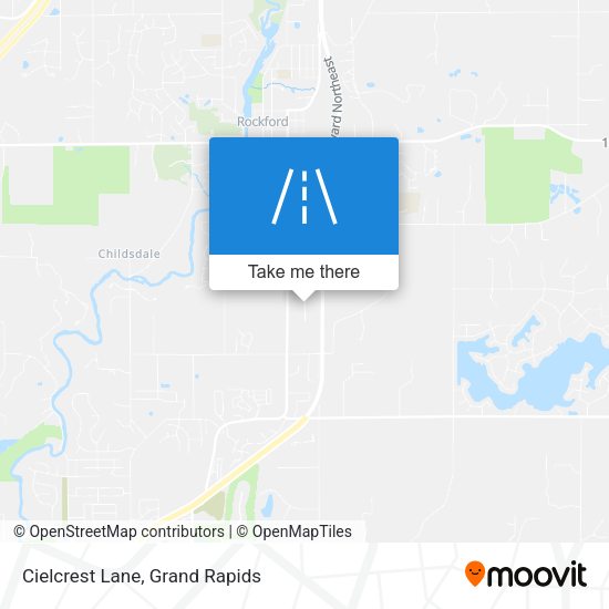 Cielcrest Lane map