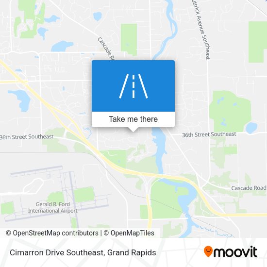 Cimarron Drive Southeast map