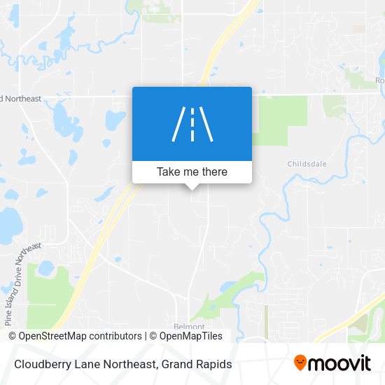 Mapa de Cloudberry Lane Northeast