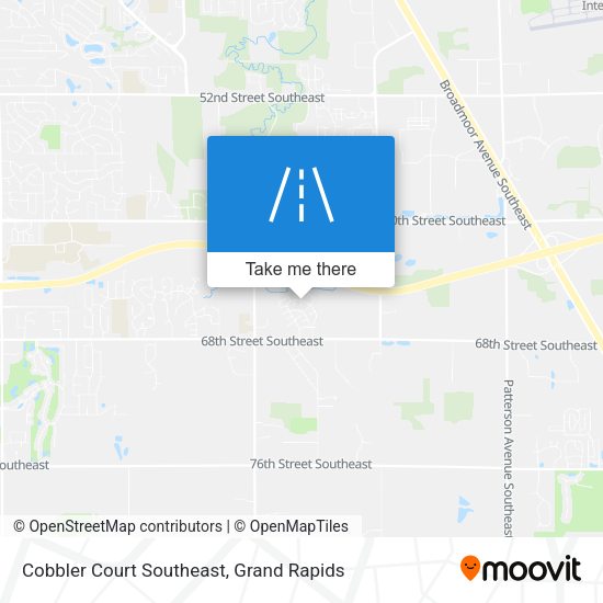 Mapa de Cobbler Court Southeast