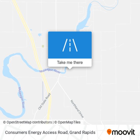 Mapa de Consumers Energy Access Road