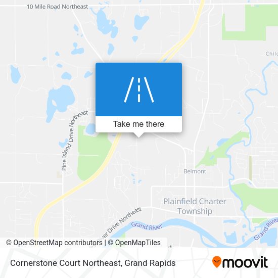 Cornerstone Court Northeast map