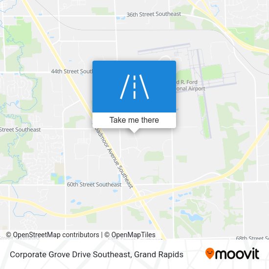 Corporate Grove Drive Southeast map
