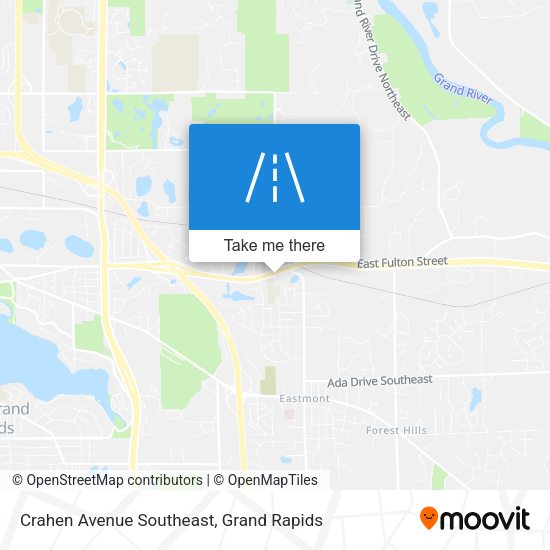 Mapa de Crahen Avenue Southeast