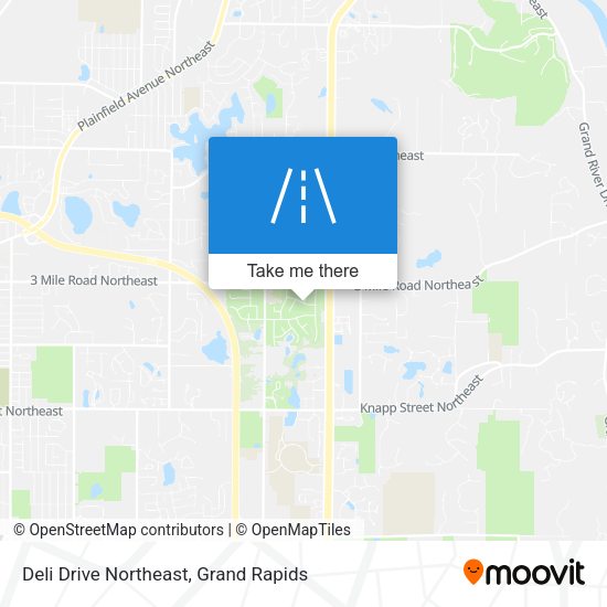 Mapa de Deli Drive Northeast