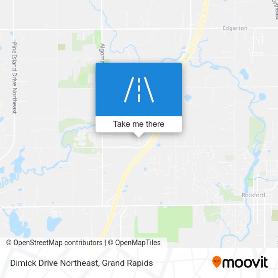 Dimick Drive Northeast map