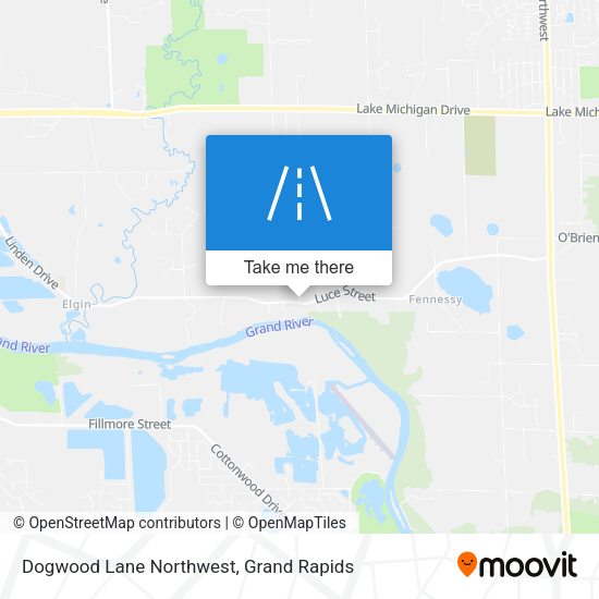 Dogwood Lane Northwest map
