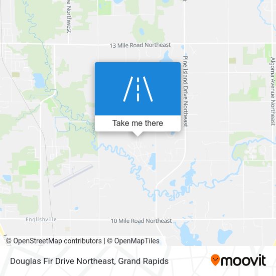 Douglas Fir Drive Northeast map