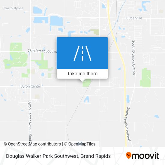 Mapa de Douglas Walker Park Southwest