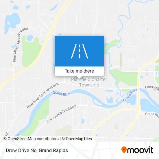 Mapa de Drew Drive Ne