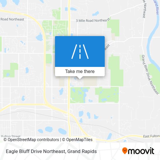 Mapa de Eagle Bluff Drive Northeast