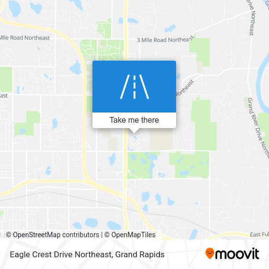 Eagle Crest Drive Northeast map