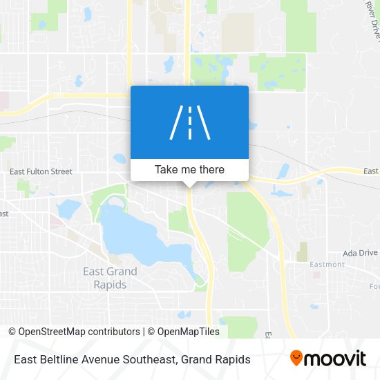 Mapa de East Beltline Avenue Southeast