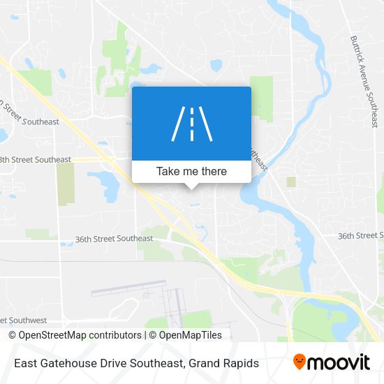 East Gatehouse Drive Southeast map